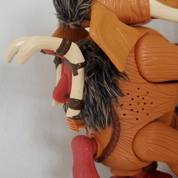 Vintage 2005 Roaring Woolly Mammoth With Cart - Picture 3 of 12